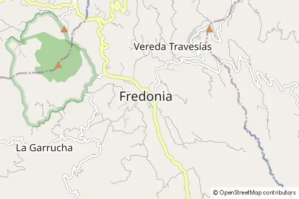 Mapa Fredonia