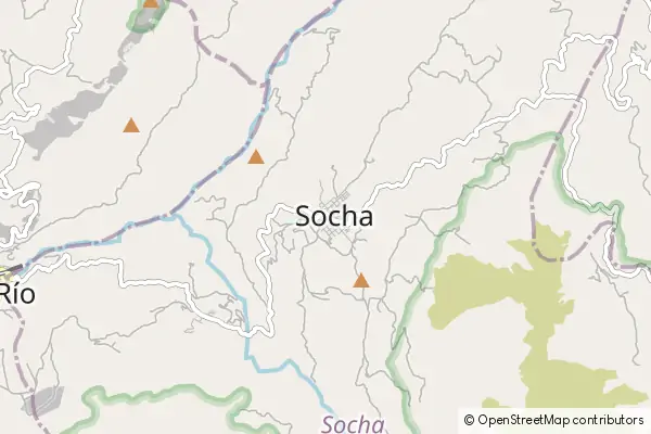 Mapa Socha