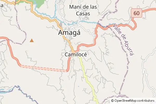 Mapa Amagá