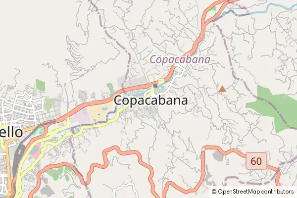 Mapa Copacabana