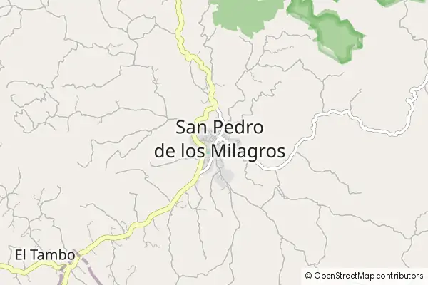 Mapa San Pedro de los Milagros