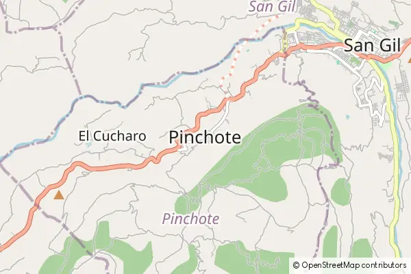 Mapa Pinchote