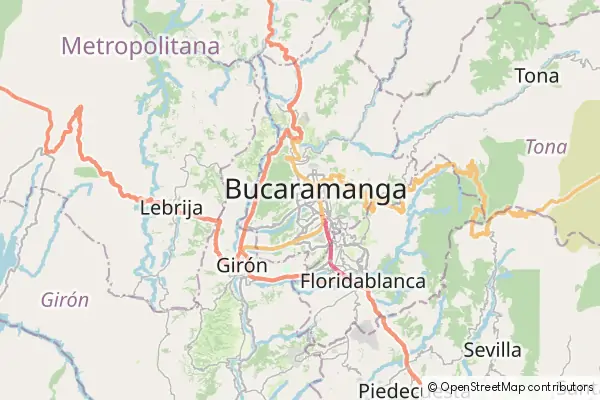 Mapa Bucaramanga