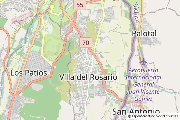 Mapa Villa del Rosario