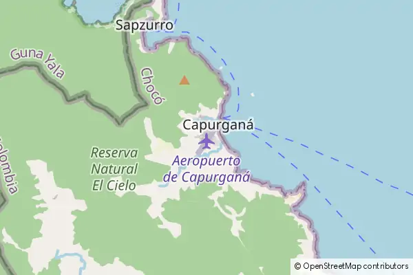 Mapa Capurganá