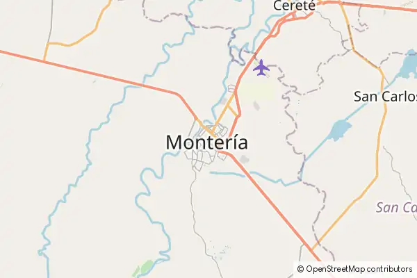 Mapa Monteria