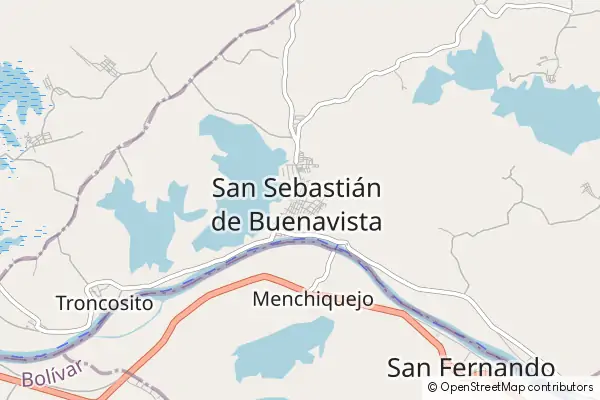 Mapa San Sebastián de Buenavista