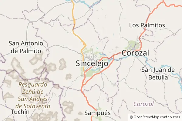 Mapa Sincelejo