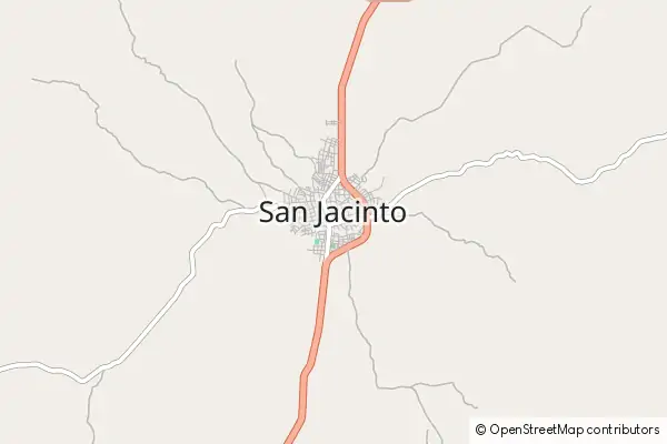 Mapa San Jacinto