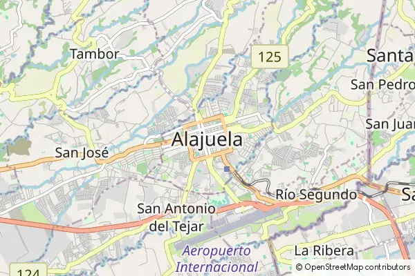 Mapa Alajuela