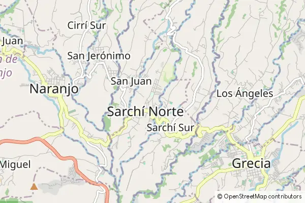 Mapa Sarchí