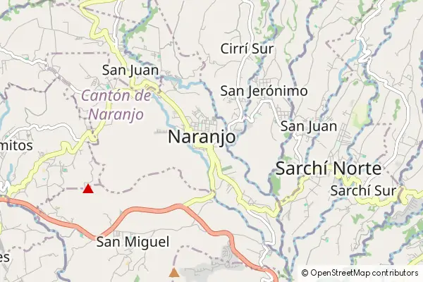 Mapa Naranjo