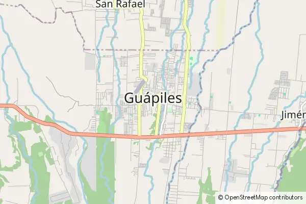 Mapa Guápiles