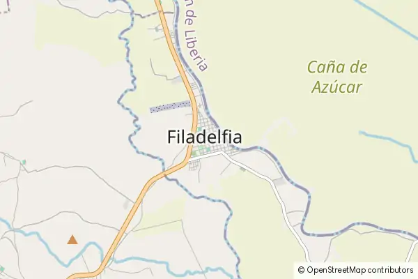 Mapa Filadelfia