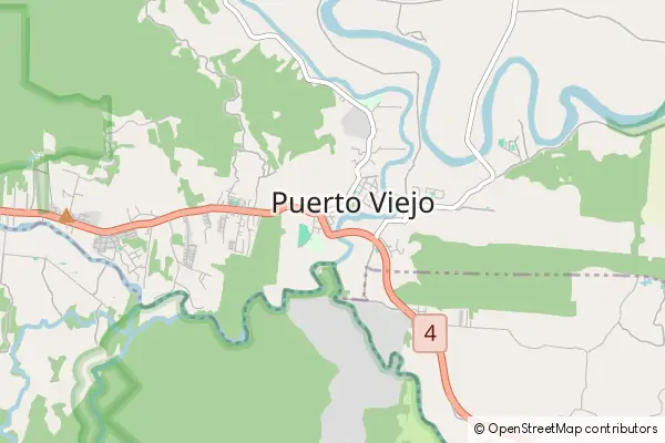 Mapa Puerto Viejo de Sarapiqui