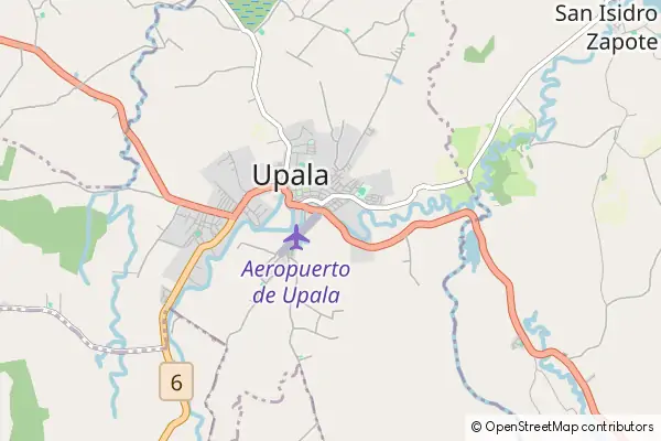 Mapa Upala