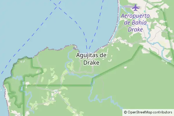 Mapa Drake Bay