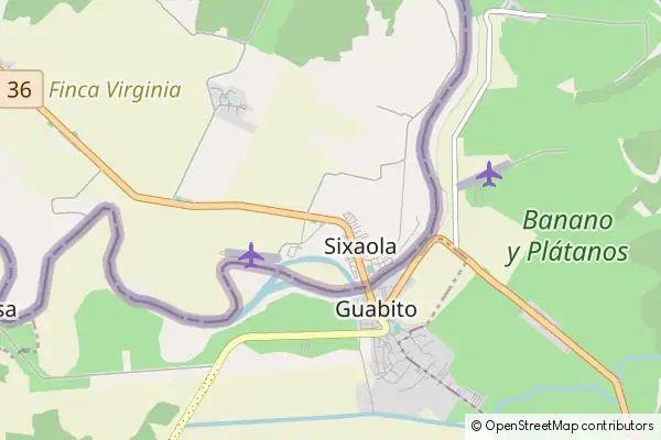 Mapa Sixaola