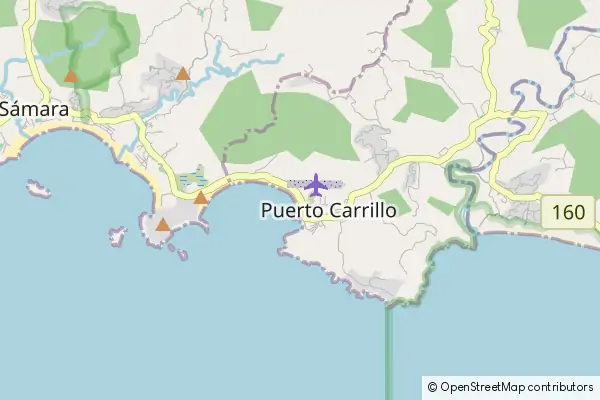 Mapa Playa Carrillo