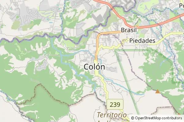 Mapa Ciudad Colon