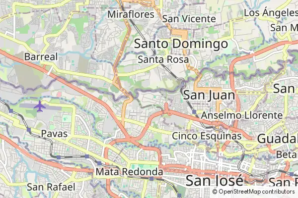 Mapa Garabito Municipality