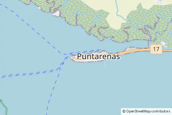 Mapa Puntarenas