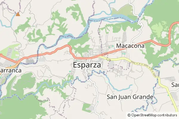 Mapa Esparza