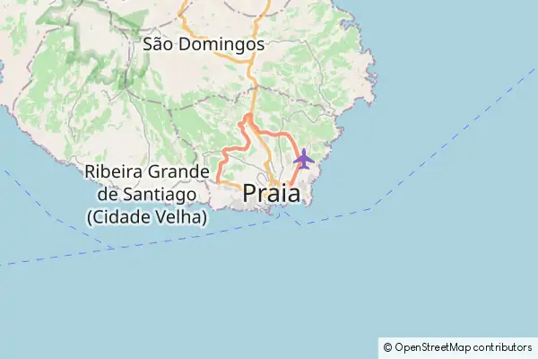 Mapa Praia