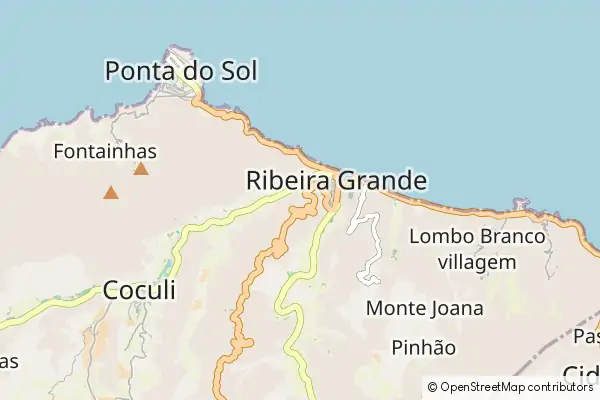 Mapa Ribeira Grande