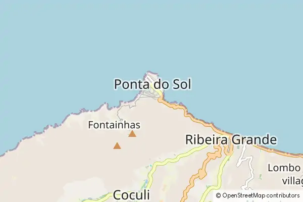 Mapa Ponta do Sol