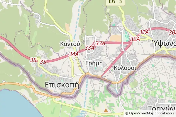 Mapa Erimi