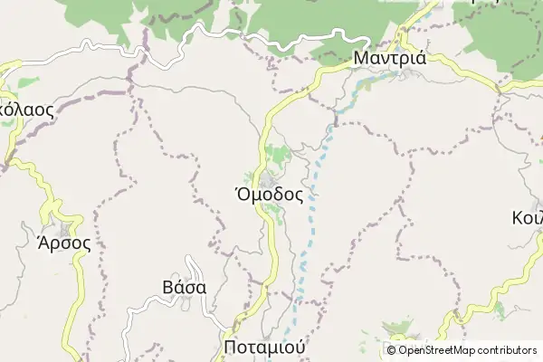Mapa Omodos