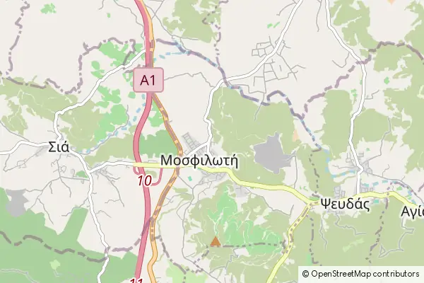 Mapa: Mosfiloti • © OpenStreetMap contributors Mapa Mosfiloti