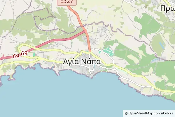 Mapa Ajia Napa