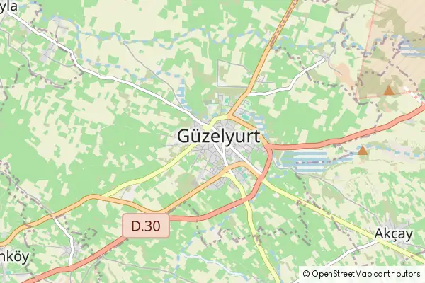 Mapa Guzelyurt