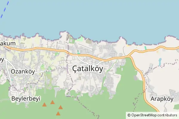 Mapa Catalkoy