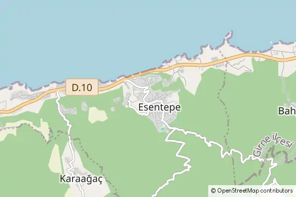 Mapa Esentepe