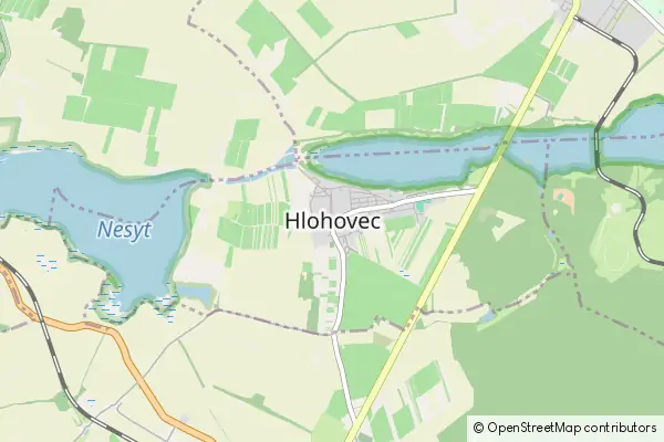 Mapa Hlohovec