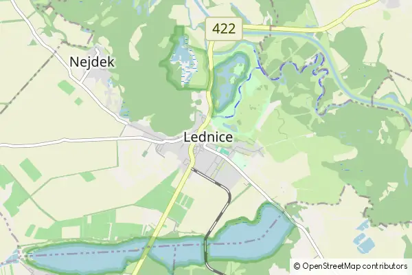 Mapa Lednice