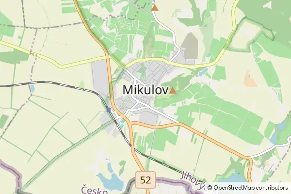 Mapa Mikulov