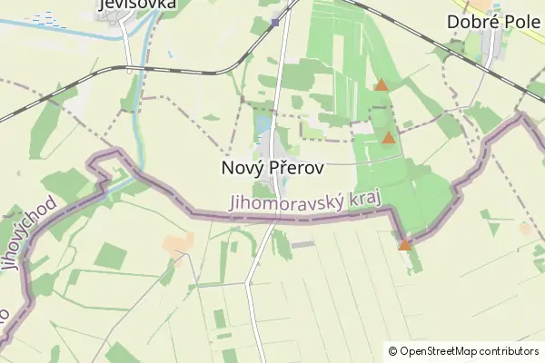 Mapa Nový Přerov