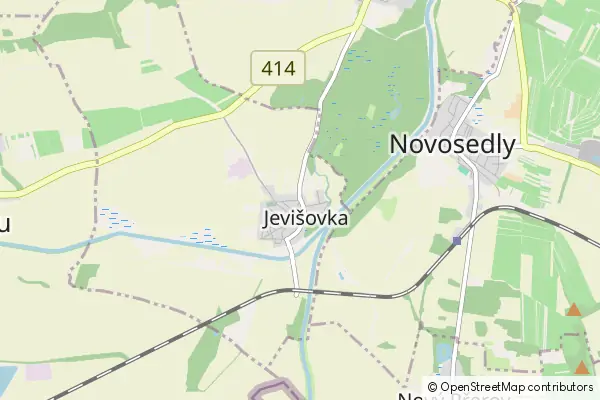 Mapa Jevišovka