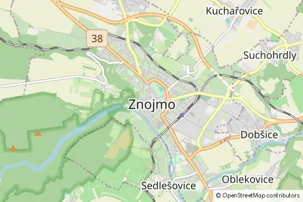 Mapa Znojmo