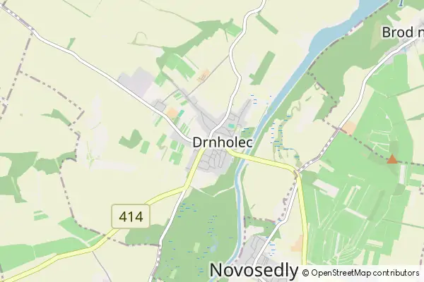 Mapa Drnholec