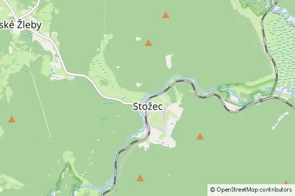 Mapa Stožec