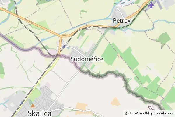 Mapa Sudoměřice