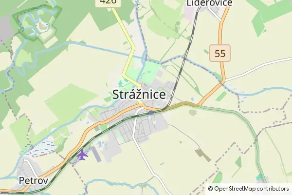 Mapa Strážnice