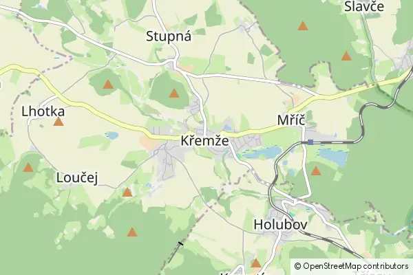 Mapa Křemže