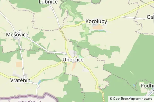 Mapa Uherčice