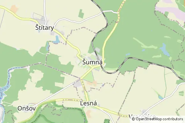 Mapa Šumná